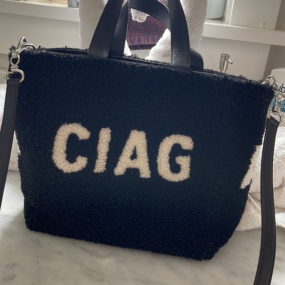 Balenciaga Shearling Logo Tote XS - Picture 5 of 6